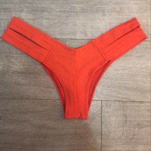 Montce Swim Red Euro Bikini Bottom